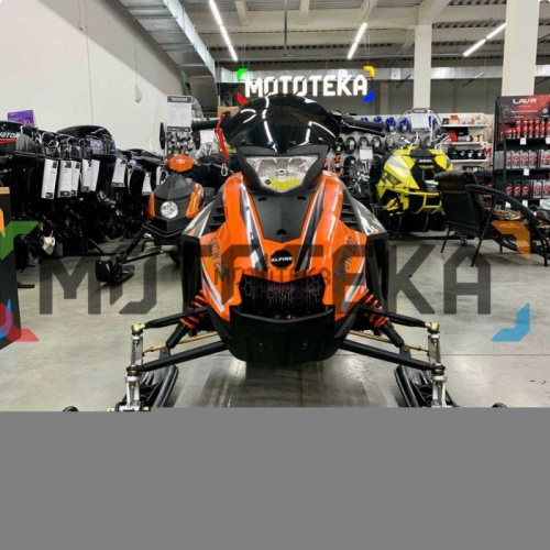 Снегоход MotoLand (Мотолэнд) ALPINE 200 оранжевый (машинокомплект) фото 7
