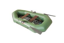 Лодка ПВХ Лоцман Стандарт 260 ВНД зелёный