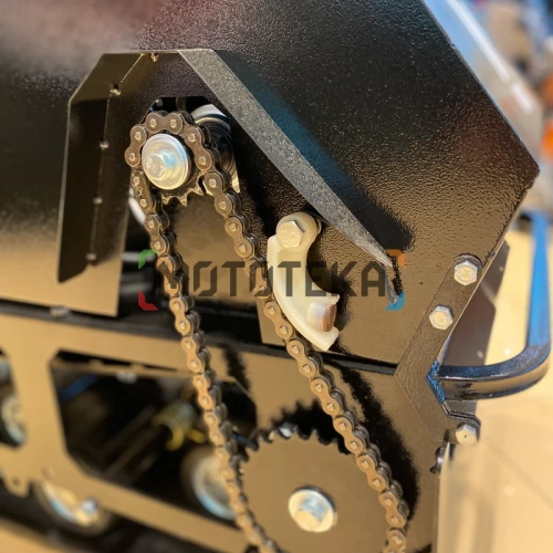 Мотобуксировщик Мужик LUXE М500 1450. 9 л.с.. катковая фото 3