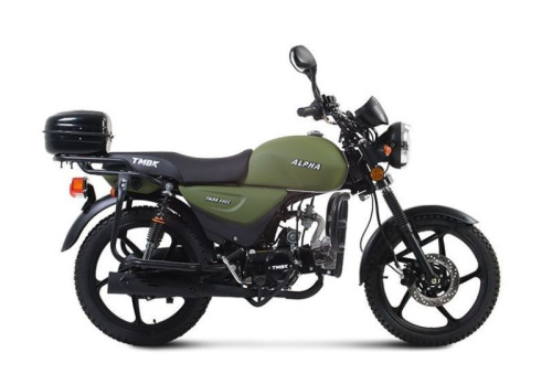 Мопед TMBK ALPHA 50 (110) Army Green фото 4