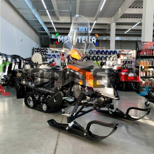 Снегоход MotoLand (Мотолэнд) SnowFox S 200 оранжевый (машинокомплект) фото 4