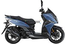 Скутер SYM (Сим) Jet14 200 матовый синий/серый с ПТС