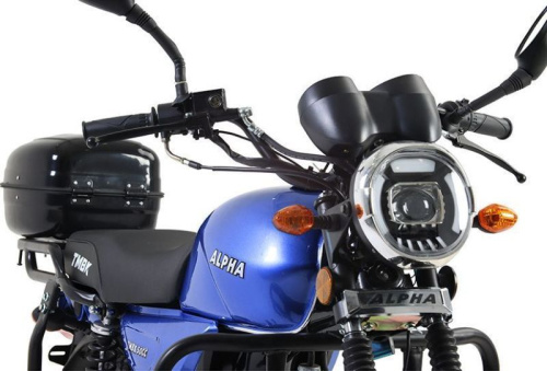 Мопед TMBK ALPHA 50 (110) Blue фото 5