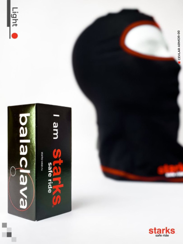 Подшлемник STARKS (Старкс) Light Чёрный/Красный фото 4