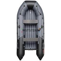 Лодка ПВХ Таймень NX 3400 НДНД PRO зелёный/чёрный