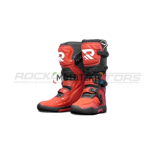 Мотоботы ROCKOT (Рокот) RX9, красный/чёрный, 43