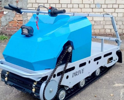 Мотобуксировщик Спутник Драйв 15 л.с.. катковая фото 3
