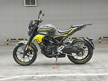 Мотоцикл дорожный Regulmoto (Регулмото) Nibbler серый/жёлтый с ПТС