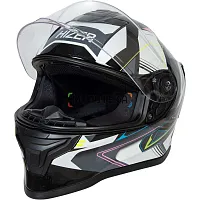 Шлем мото интеграл HIZER (Хайзер) J5325 №4 (L) gray
