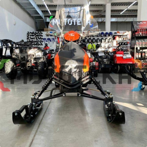 Снегоход MotoLand (Мотолэнд) SnowFox S 200 оранжевый (машинокомплект) фото 6