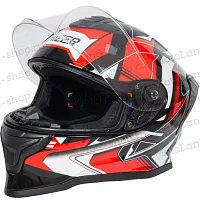 Шлем мото интеграл HIZER (Хайзер) J5325 №2 (S) red