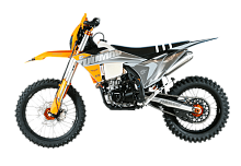 Мотоцикл кроссовый / эндуро Zuumav (Зуумав) K9 YBS-300 серый/оранжевый