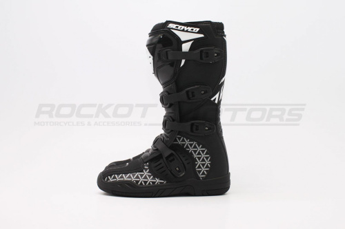 Мотоботы кроссовые SCOYCO (Скойко) MBM009 чёрный 42 фото 5