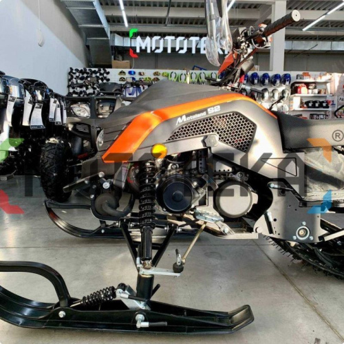 Снегоход MotoLand (Мотолэнд) SnowFox S 200 оранжевый (машинокомплект) фото 9