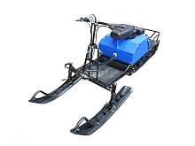 Мотобуксировщик компактный Лидер - СИГМА - 2К, 8.0 л.с. + лыжный модуль