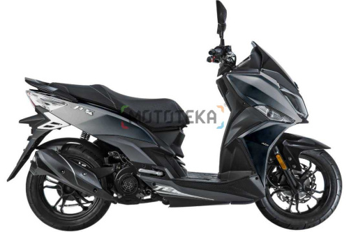 Скутер SYM (Сим) Jet14 200 матовый черный с ПТС