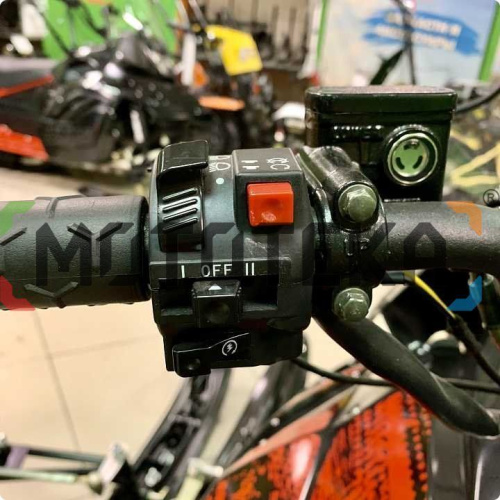 Снегоход IRBIS (Ирбис) SF 200 L Long чёрный/красный с ПСМ фото 10