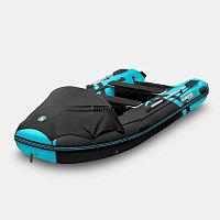 Лодка ПВХ GLADIATOR (Гладиатор) E 380 PRO чёрный/бирюзовый