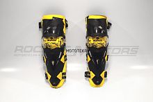 Защита колен SCOYCO Protector K12 (L/XXL, шарнир, черный/желтый)