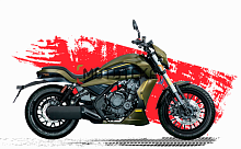 Мотоцикл чоппер / круизер Dayun (Даюн) DY500 - 6F зелёный с ПТС