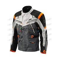 Куртка мото KTM №7 grey (текстиль) (XL)