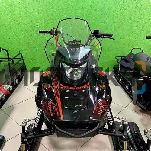 Снегоход IRBIS (Ирбис) SF 200 L Long чёрный/красный с ПСМ фото 2