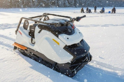 Мотобуксировщик Спутник Хищник 15 л.с.. катковая фото 2