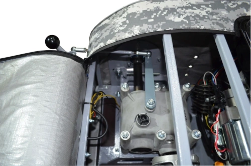 Мотобуксировщик - мотособака KOiRA (Койра) Богатырь 15 R. ДВС 15 л/с. с ручным стартером. Реверс-редуктор. фото 7