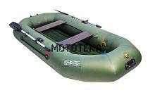 Лодка ПВХ Таймень NX 270 НД комби светло-серый/чёрный