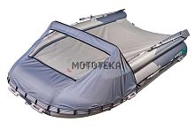 Лодка ПВХ GLADIATOR (Гладиатор) E 450 X чёрный/бирюзовый (Спб)