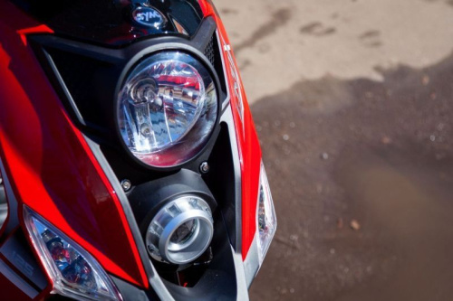 Скутер SYM (Сим) CROX 125 красный с ПТС фото 9