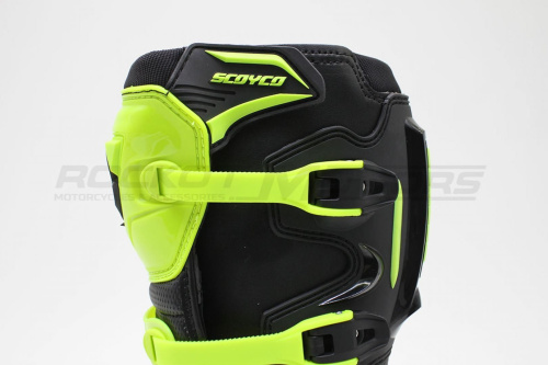 Мотоботы кроссовые SCOYCO (Скойко) MBM006 лайм/чёрный 43 фото 5