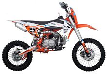 Питбайк Regulmoto (Регулмото) FIVE EA (полуавтомат КПП) оранжевый/белый