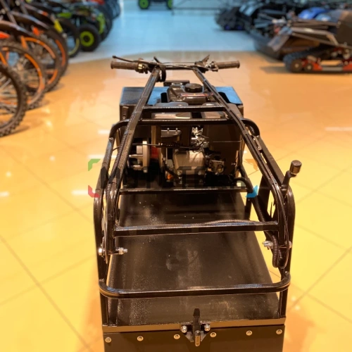 Мотобуксировщик Мужик LUXE М500 1450. 9 л.с.. катковая фото 10