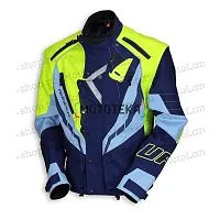 Куртка мото UFO №9 lemon-green (текстиль) (S)