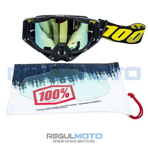 Очки 100% RACECRAFT чёрный фото 3