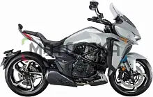 Мотоцикл дорожный Zontes (Зонтес) ZT350 - VX (4T ZT184MP EFI) 17/17 (2023 г.) серебристый с ПТС