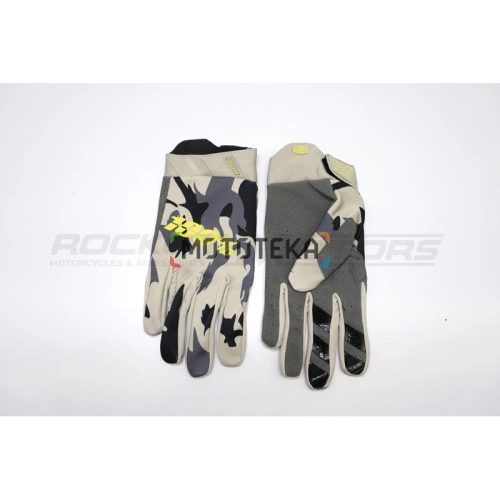 Мотоперчатки кроссовые 100% #3 (L, камуфляж)