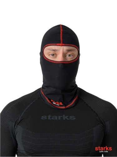 Подшлемник STARKS (Старкс) Light Чёрный/Красный фото 3