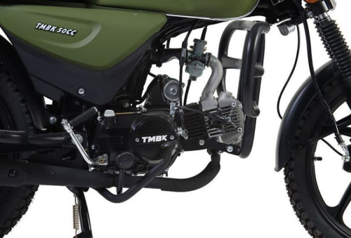 Мопед TMBK ALPHA 50 (110) Army Green фото 6