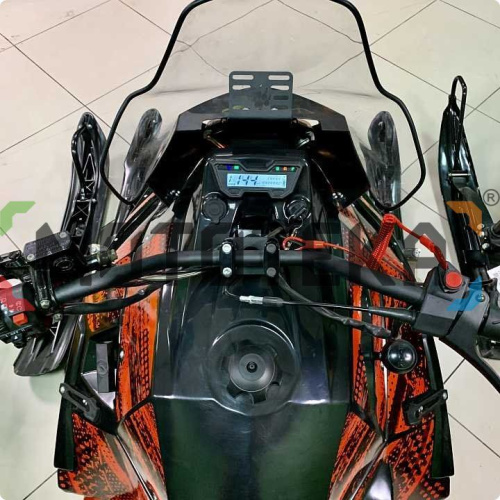 Снегоход IRBIS (Ирбис) SF 200 L Long чёрный/красный с ПСМ фото 9