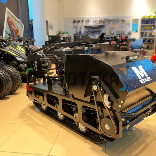 Мотобуксировщик Мужик LUXE М500 1450. 9 л.с.. катковая фото 14