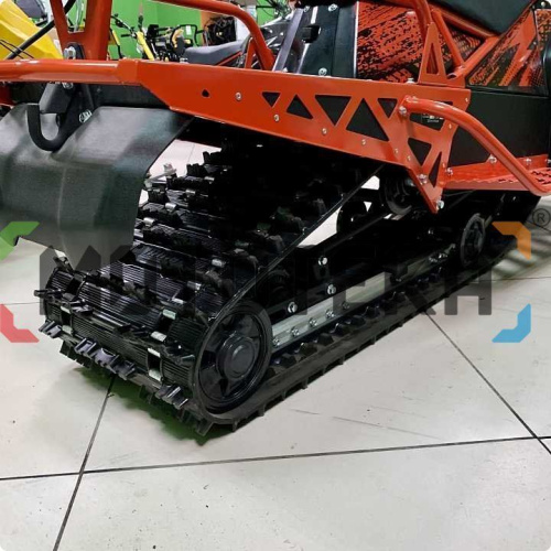 Снегоход IRBIS (Ирбис) SF 200 L Long чёрный/красный с ПСМ фото 6