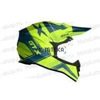 Шлем мото кроссовый GTX 633 №12 (M) GREEN