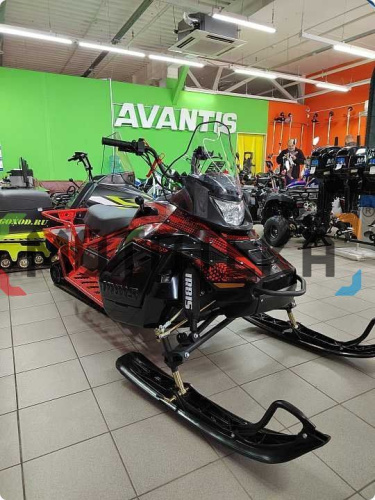 Снегоход IRBIS (Ирбис) SF 200 L Long чёрный/красный с ПСМ фото 12